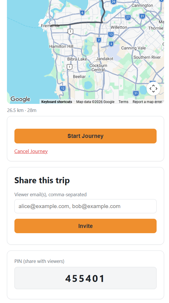 Journey.delivery Tracker